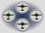 B-25 Mitchell Coaster Set